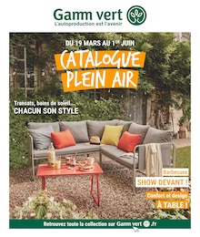 Catalogue Jardineries & Animaleries Gamm vert en cours à Bordeaux et alentours, CATALOGUE PLEIN AIR, 44 pages, 19/03/2025 - 01/06/2025