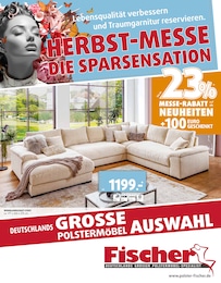 Polstermöbel Fischer Prospekt "HERBST-MESSE" für Birkachhof, 9 Seiten, 24.09.2023 - 01.10.2023 Polstermöbel Fischer Prospekt "HERBST-MESSE" für Birkachhof, 9 Seiten, 24.09.2023 - 01.10.2023
