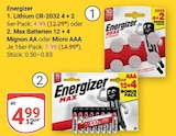 Aktuelle Batterie Angebote bei GLOBUS in Wiesbaden Aktuelles Lithium CR-2032 Angebot bei GLOBUS in Wiesbaden ab 4,99 €