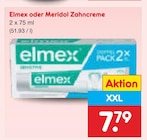 Zahncreme von Elmex oder Meridol für 7,79 € bei Netto Marken-Discount im Angebot Zahncreme von Elmex oder Meridol im aktuellen Netto Marken-Discount Prospekt