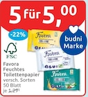 Aktuelles Feuchtes Toilettenpapier Angebot bei budni in Berlin ab 1,29 €