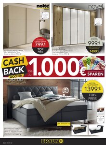 Aktueller BRAUN Möbel-Center Bad Dürrheim Prospekt BRAUN Möbel-Center Prospekt Bad Dürrheim "Großes Maifest" mit 20 Seiten