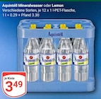 Mineralwasser im Angebot bei GLOBUS in Trier Mineralwasser Angebote von Aquintell bei GLOBUS Trier für 3,49 €