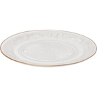 Assiette plate baroque filet or - CARREFOUR HOME en promo chez Carrefour Dunkerque à 1,99 €