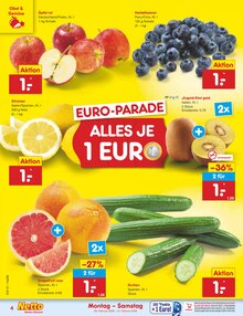 Obst im Netto Marken-Discount Prospekt "Aktuelle Angebote" mit 58 Seiten (Wuppertal)