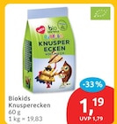 Biokids Knusperecken Vollmilch von Bio Zentrale für 1,19 € bei budni im Angebot Biokids Knusperecken Vollmilch von Bio Zentrale im aktuellen budni Prospekt