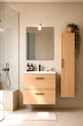 Promo Ensemble meuble + vasque + miroir "cala" à 99,00 € dans le catalogue Brico Dépôt à Saint-Dizier