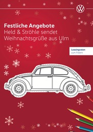 Held & Ströhle Prospekt für Ulm mit 4 Seiten Held & Ströhle Prospekt für Ulm: "Festliche Angebote", 4 Seiten, 02.12.2023 - 16.12.2023