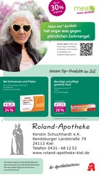 mea - meine apotheke Prospekt für Kiel: "Unsere Juli-Angebote", 4 Seiten, 01.07.2025 - 31.07.2025
