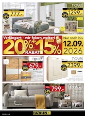 Schrank im BRAUN Möbel-Center Prospekt in Villingen-Schwenningen Aktueller BRAUN Möbel-Center Prospekt mit Schrank, "Verlängert - wir feiern weiter!", Seite 8