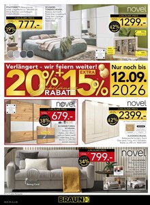 Sofa im aktuellen BRAUN Möbel-Center Prospekt (Freiburg (Breisgau)) Sofa im BRAUN Möbel-Center Prospekt "Verlängert - wir feiern weiter!" mit 16 Seiten (Freiburg (Breisgau))