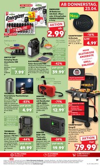 Batterie im Kaufland Prospekt "KNÜLLER" mit 66 Seiten (Erfurt)