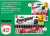 Aktuelles Lithium CR-2032 BP 4 + 2 Angebot bei GLOBUS in Erfurt ab 4,99 €