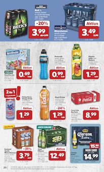 Coca Cola im combi Prospekt "Markt - Angebote" mit 31 Seiten (Bremen)