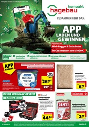 hagebau kompakt Prospekt für Fehmarn mit 14 Seiten hagebau kompakt Prospekt für Fehmarn: "APP LADEN UND GEWINNEN", 14 Seiten, 26.09.2026 - 03.10.2026
