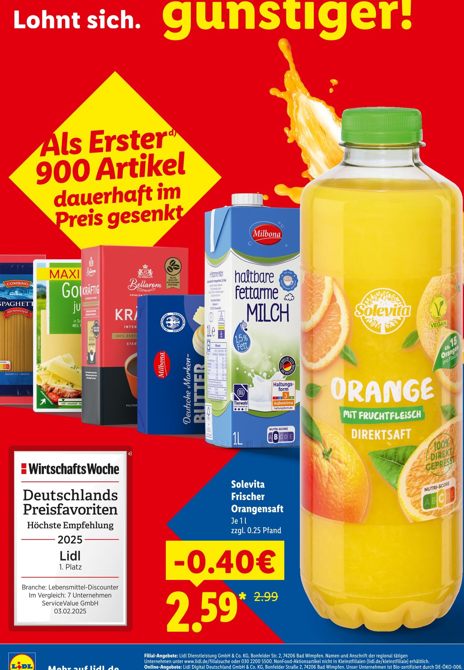 Frischer Orangensaft