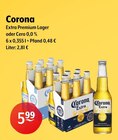 Extra Premium Lager oder Cero 0,0 % Angebote von Corona bei Getränke Hoffmann Werdohl für 5,99 €