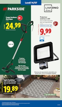 Promo Parasol dans le catalogue Lidl du moment à la page 17