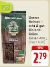 Bioland-Grüne Linsen bei EDEKA im Weisenbach Prospekt für 2,79 €