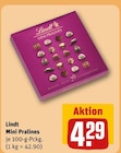 Mini Pralines von Lindt im aktuellen REWE Prospekt für 4,29 €