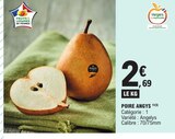 Poire angys dans le catalogue E.Leclerc