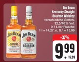 Kentucky Straight Bourbon Whiskey Angebote von Jim Beam bei E center Schwabach für 9,99 €