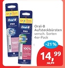 Aufsteckbürsten von Oral-B für 14,99 € bei budni im Angebot Aufsteckbürsten von Oral-B im aktuellen budni Prospekt