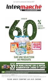 Intermarché Catalogue "JUSQU'À -60% DE REMISE IMMÉDIATE SUR LE 2ÈME", 16 pages, Saint-Jean-de-Minervois,  04/02/2025 - 16/02/2025