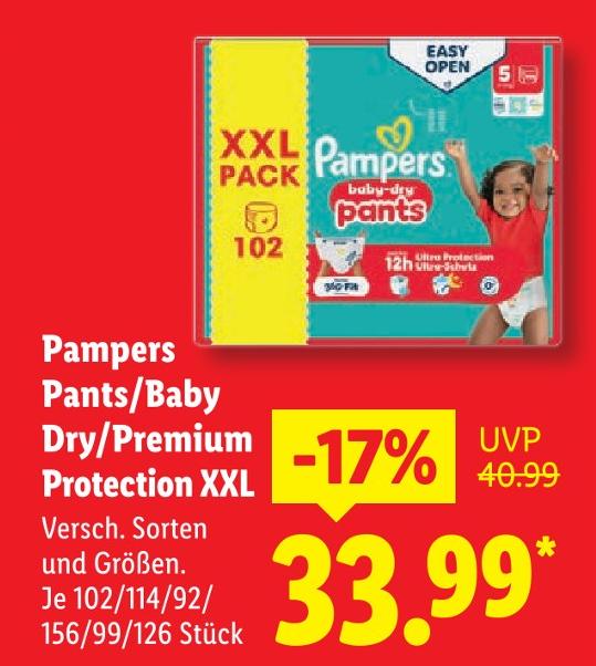 Pants/Baby Dry/Premium Protection XXL