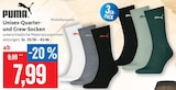 Unisex-Quarter- und Crew-Socken Angebote von PUMA bei Kaufhaus Stolz Neubrandenburg für 7,99 €