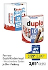 Duplo/Kinderriegel von Ferrero im aktuellen METRO Prospekt