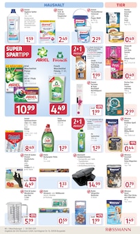 Ariel im aktuellen Rossmann Prospekt (Saarbrücken) Ariel im Rossmann Prospekt "Unsere Angebote" mit 21 Seiten (Saarbrücken)