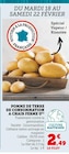 Pomme de terre de consommation à chair ferme - U en promo chez Super U Wattrelos à 2,49 €