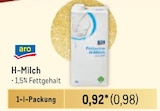 H-Milch Angebote von aro bei Metro Dresden für 0,98 €