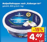 Matjesfilethappen nach „Kolberger Art“ Angebote bei Netto Marken-Discount Halle für 4,49 €