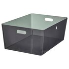 Box transparent schwarz 37x54x21 cm von KUGGIS im aktuellen IKEA Prospekt für 10,99 €