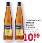 Brandy 5 Sterne Angebote von Metaxa bei E center Mannheim für 10,99 €