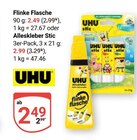 Flinke Flasche im Angebot bei GLOBUS in Salzgitter Flinke Flasche Angebote von UHU bei GLOBUS Salzgitter für 2,49 €