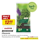 Pflanzerde im Angebot bei toom Baumarkt in Rodgau Pflanzerde Angebote von toom bei toom Baumarkt Rodgau für 12,99 €