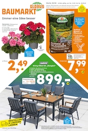 Aktueller Globus-Baumarkt Prospekt mit Gartenmöbel, "Immer eine Idee besser", Seite 1