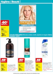 Prix et réduction Shampooing dans le prospectus Carrefour en cours Offre Shampooing dans le catalogue Carrefour du moment à la page 56