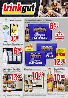 Trinkgut Prospekt der KW 1 "Aktuelle Angebote" Aktueller Trinkgut Prospekt "Aktuelle Angebote" Seite 1 von 8 Seiten
