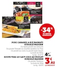 Porc caramel & riz basmati surgelé - Madern en promo chez Super U Toulon à 3,02 €
