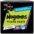 Couches Culottes 4-7 ans x10 Garçon - NINJAMAS en promo chez Intermarché Massy à 4,78 €