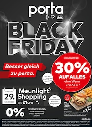 porta Möbel Prospekt für Herschbach: "BLACK SALE", 1 Seite, 29.11.2024 - 30.11.2024