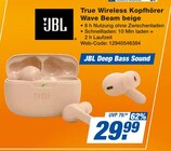 True Wireless Kopfhörer Wave Beam beige Angebote von JBL bei HEM expert Ludwigsburg für 29,99 €