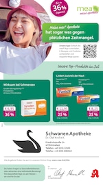 mea - meine apotheke Apotheken Prospekt der aktuellen Woche mit 4 Seiten, gültig von 01.07.2026 bis 31.07.2026, in Krefeld und Umgebung Aktueller mea - meine apotheke Apotheken Prospekt in Krefeld und Umgebung, "Unsere Juli-Angebote" mit 4 Seiten, 01.07.2026 - 31.07.2026
