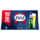 Bière "Maxi Format" - 1664 en promo chez Carrefour Aulnay-sous-Bois à 12,88 €
