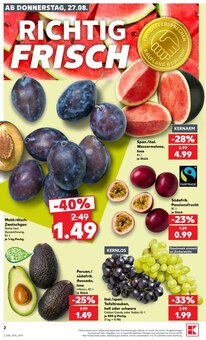 Obst im Kaufland Prospekt "Hier bin ich richtig" mit 71 Seiten (Duisburg)