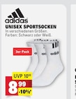 Unisex Sportsocken Schwarz im Angebot bei Marktkauf in Kirchheim Unisex Sportsocken Schwarz Angebote von adidas bei Marktkauf Kirchheim für 8,99 €